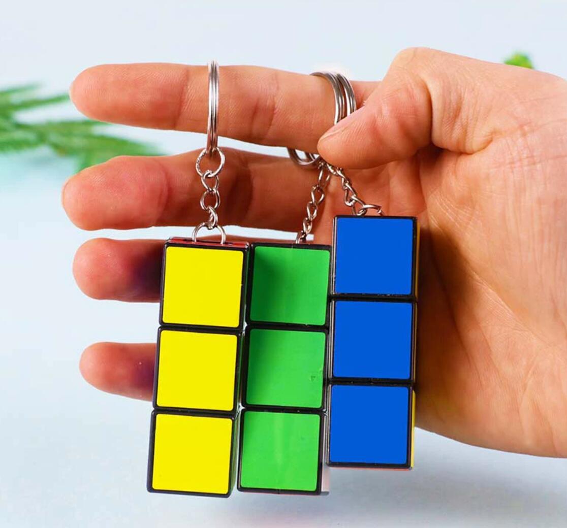 Rectangular Rubik's Cube Keychain