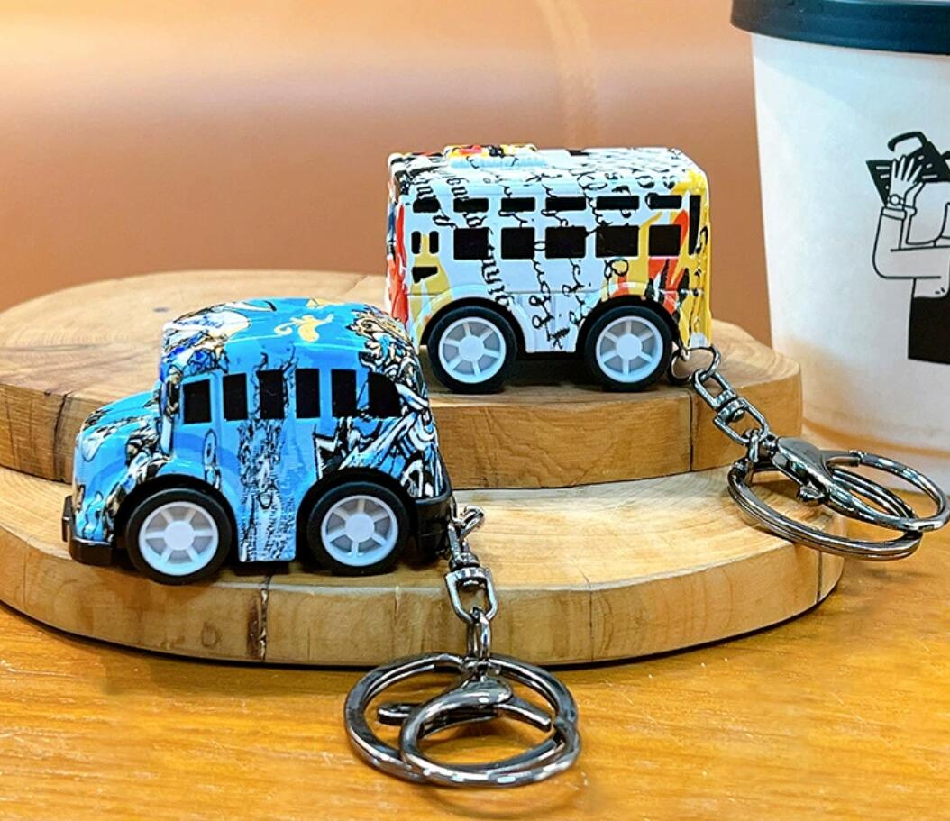 Graffiti car keychain