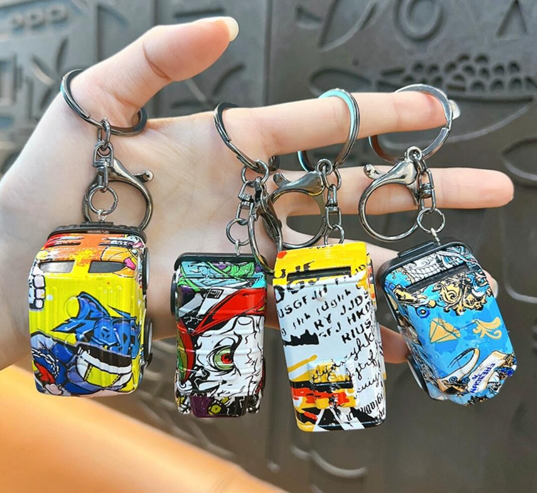 Graffiti car keychain