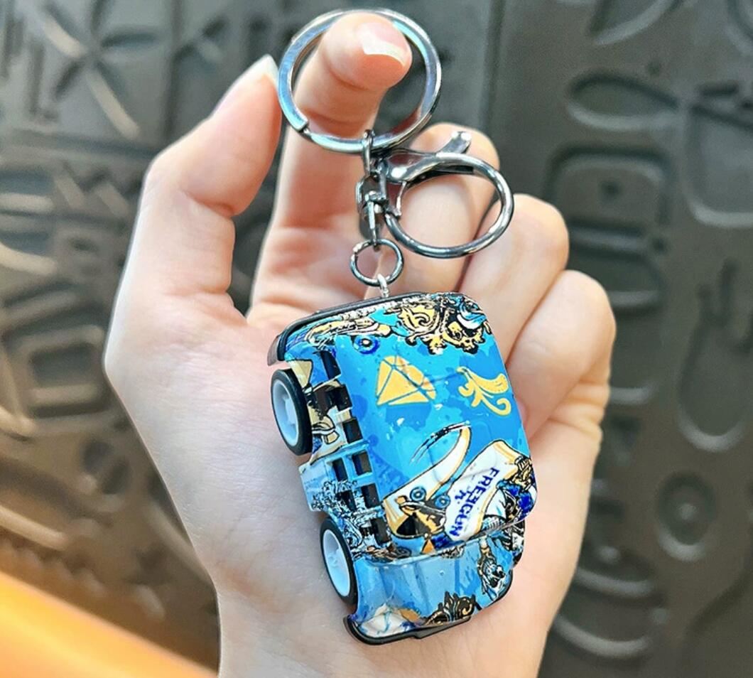 Graffiti car keychain