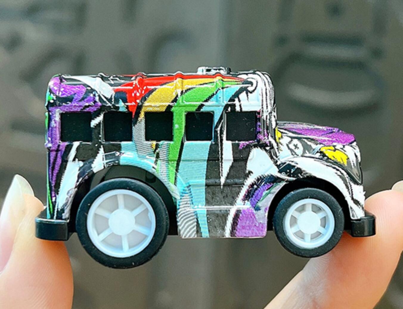 Graffiti car keychain