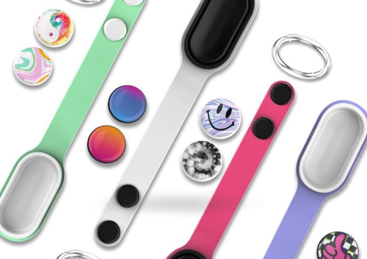 Finger decompression toy keychain