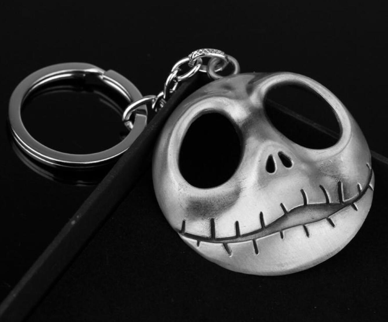 Christmas Horror Night Jack hollow skull keychain