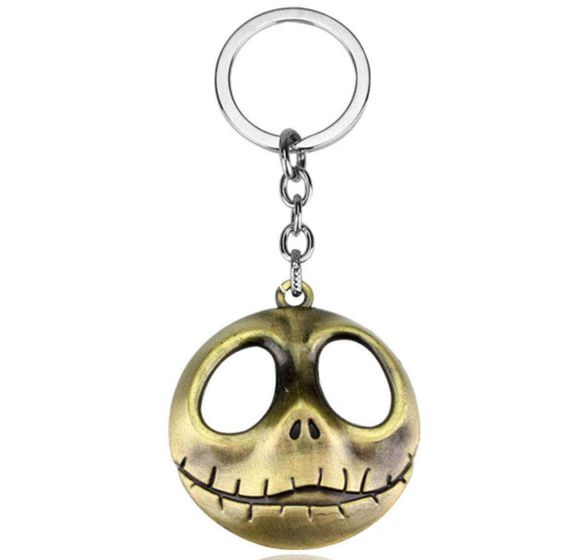 Christmas Horror Night Jack hollow skull keychain