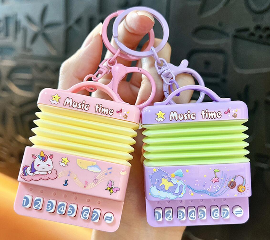 Playable Mini Accordion Keychain