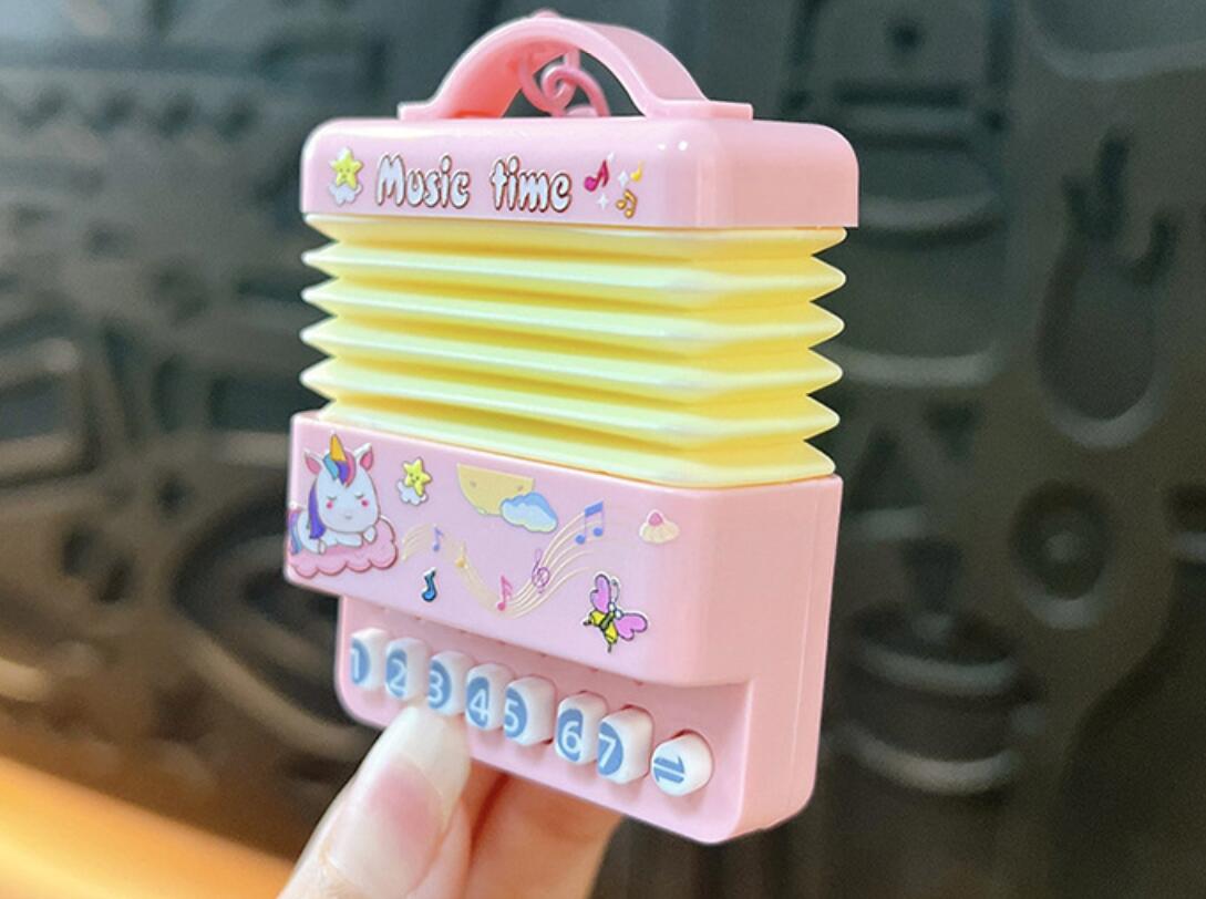 Playable Mini Accordion Keychain