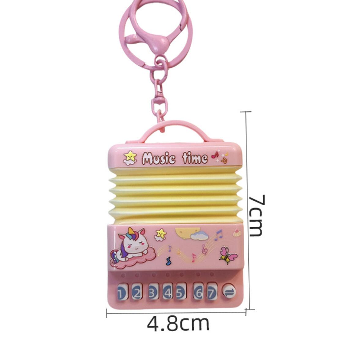 Playable Mini Accordion Keychain