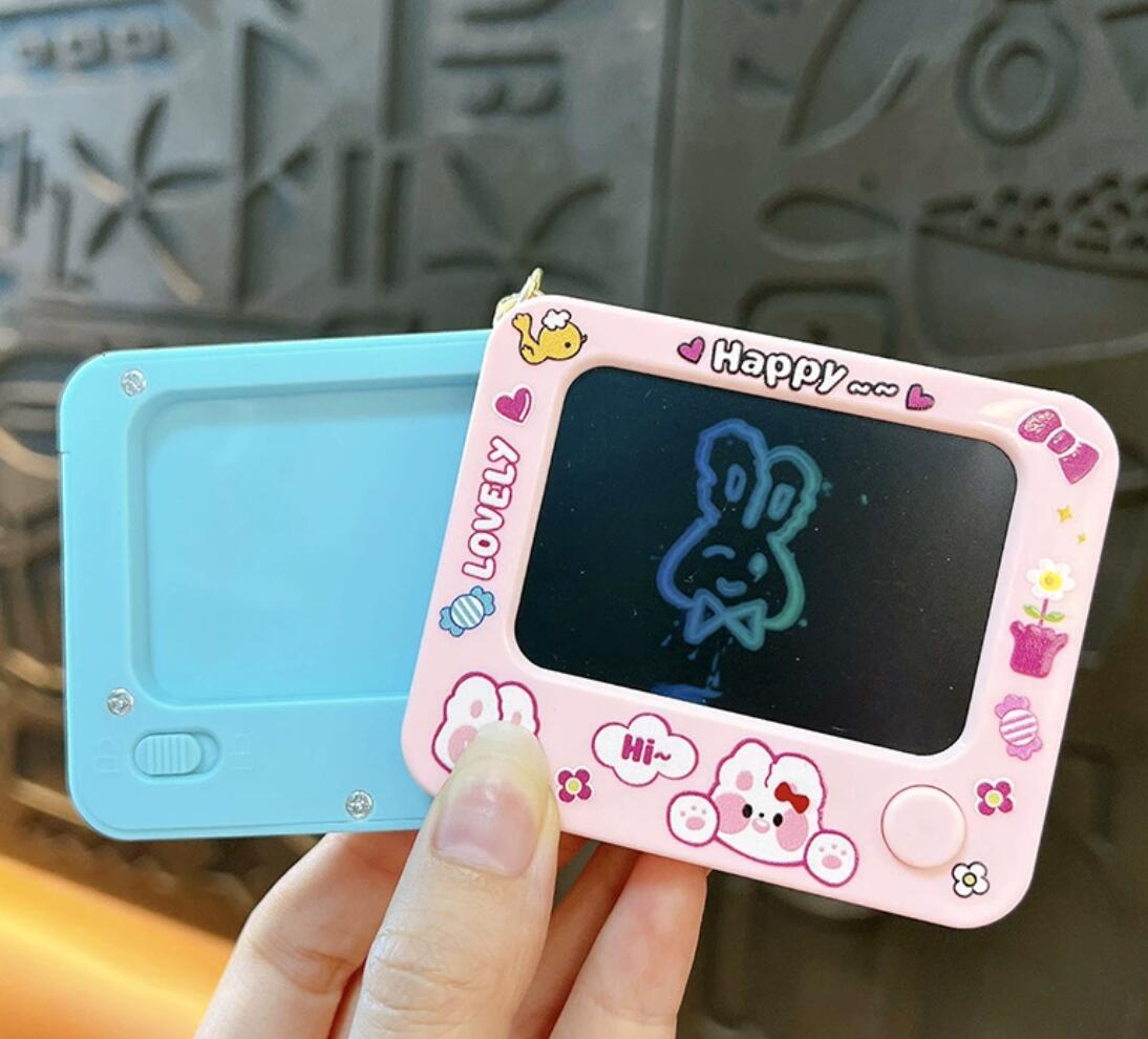 Cartoon Electronic Drawing Board Keychain