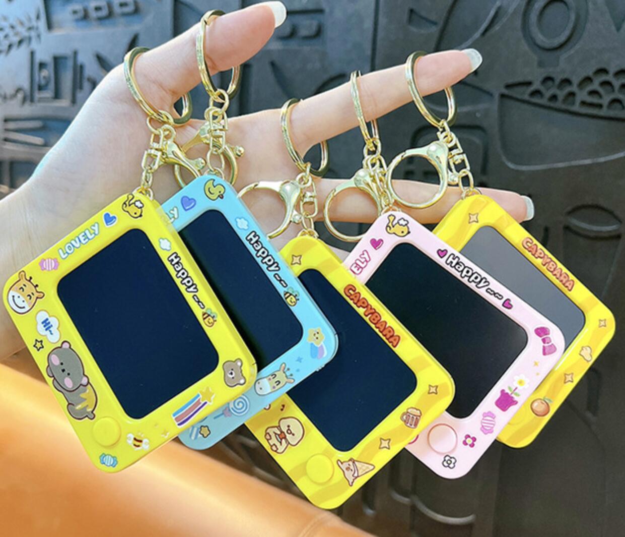 Cartoon Electronic Drawing Board Keychain