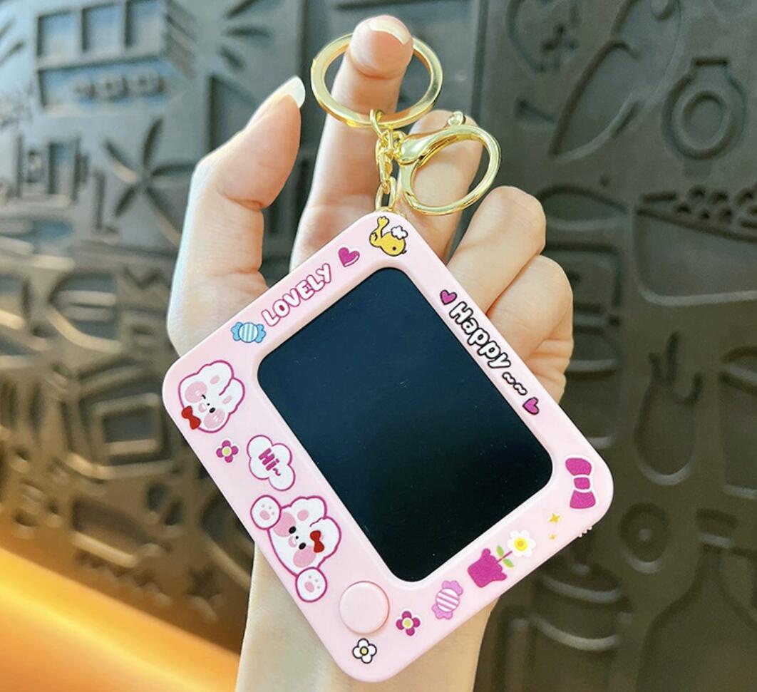 Cartoon Electronic Drawing Board Keychain
