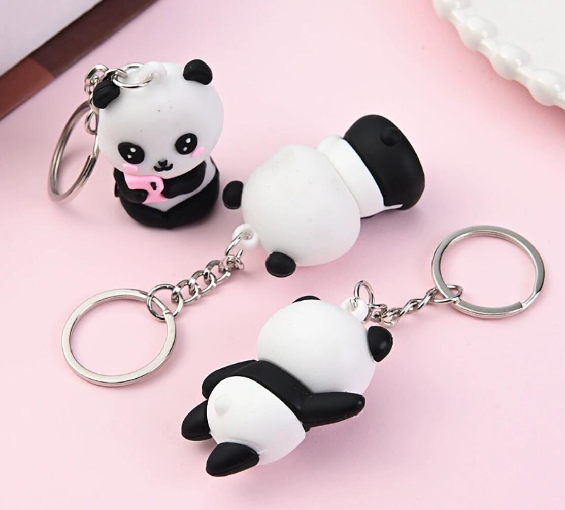 Cartoon Panda Keychain