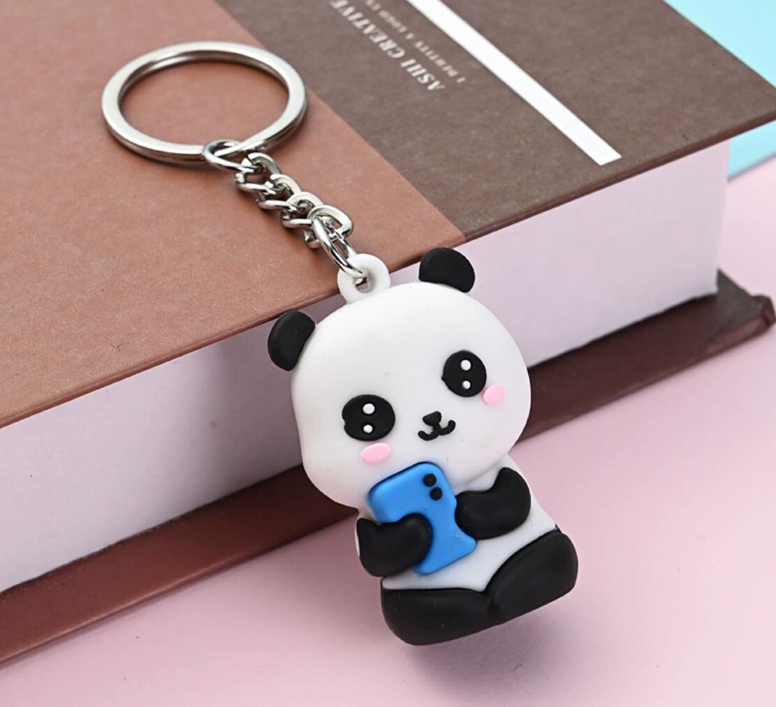 Cartoon Panda Keychain