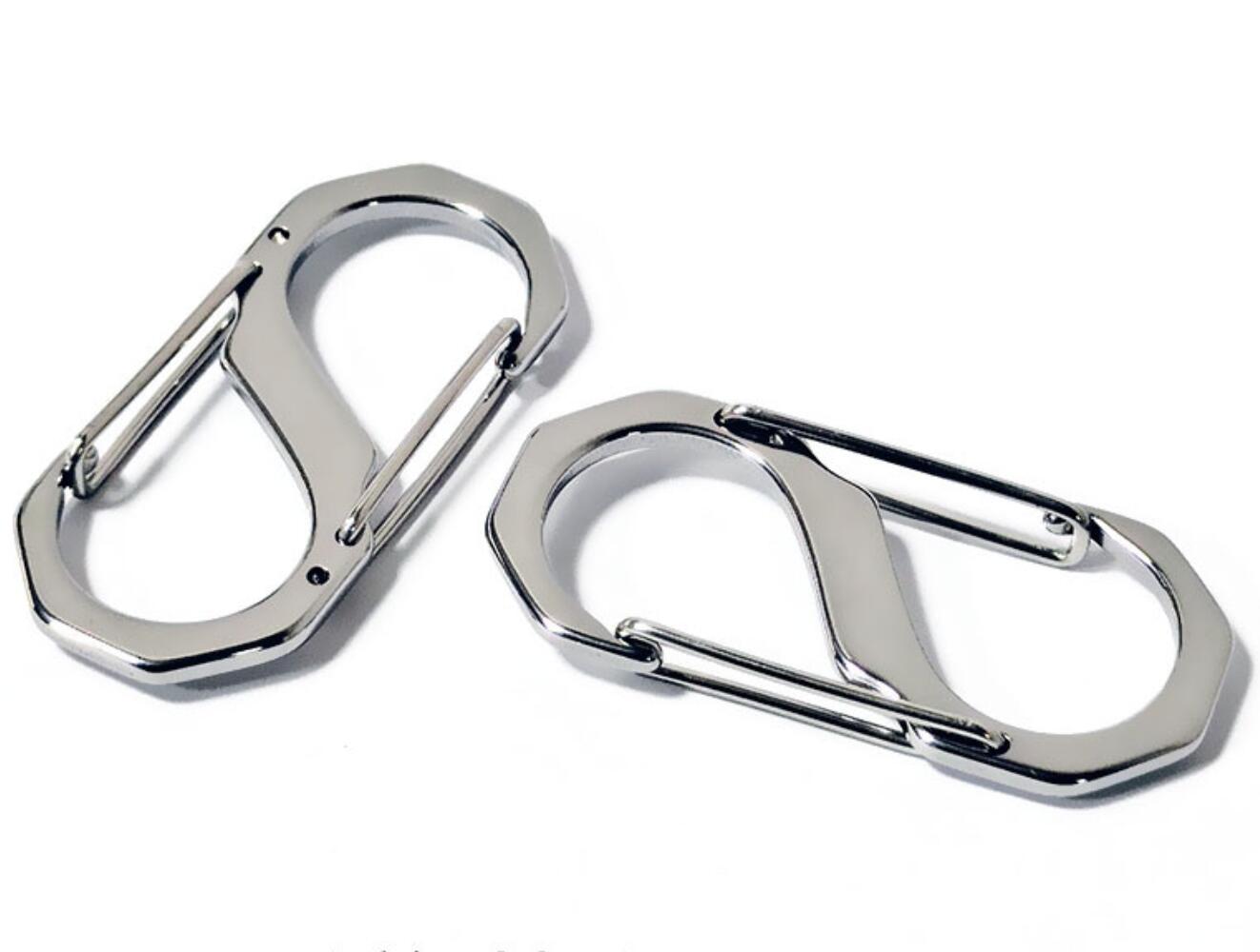 304 Stainless Steel S-Shaped Double-Ended Spring Quick-Draw Buckle