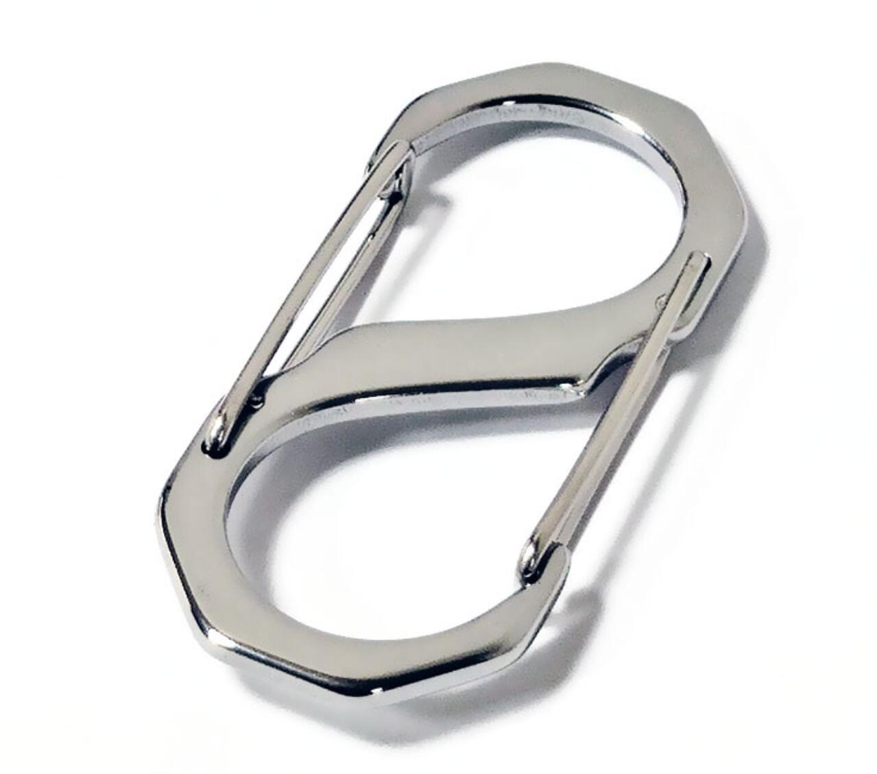 304 Stainless Steel S-Shaped Double-Ended Spring Quick-Draw Buckle