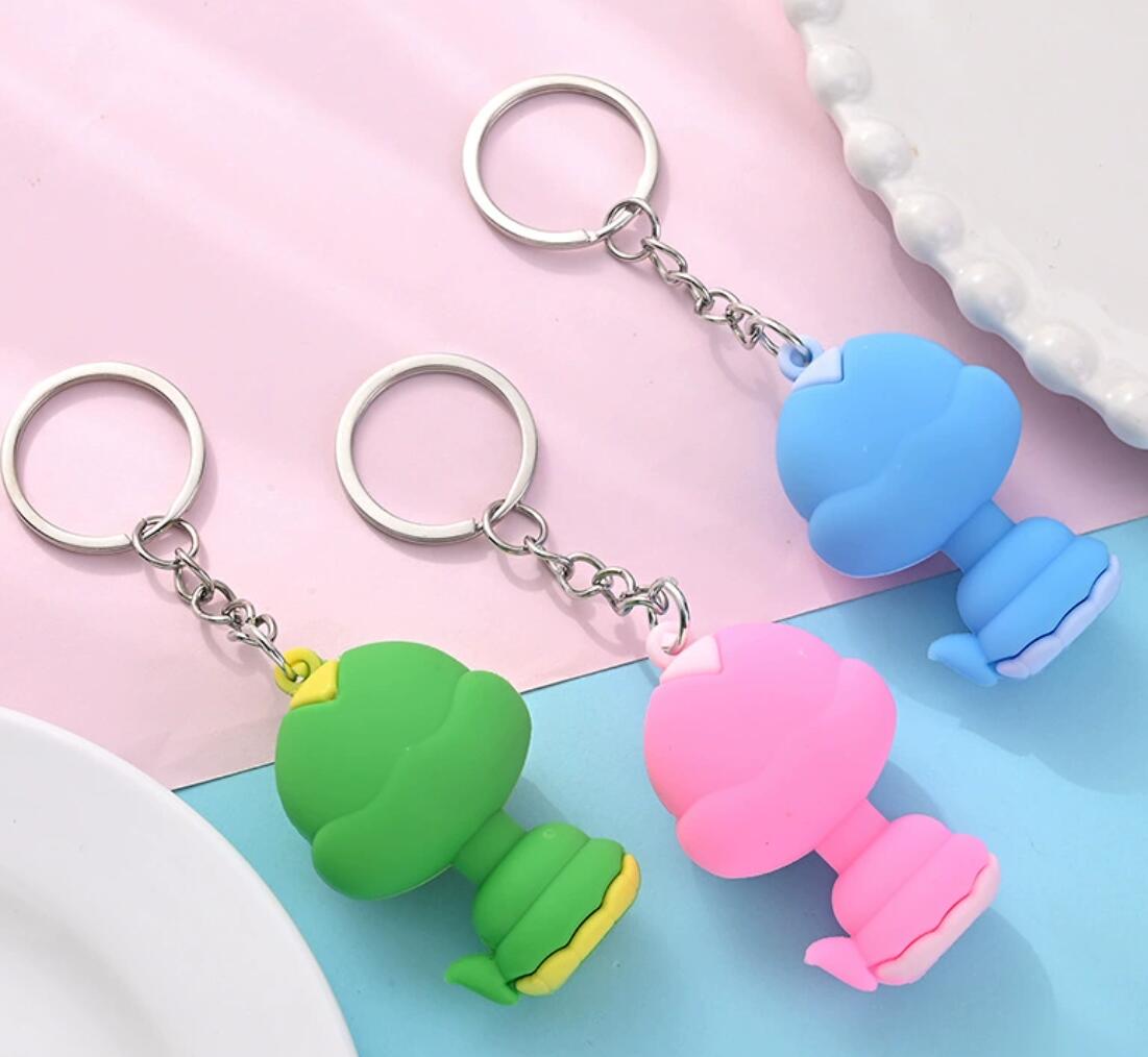 Cartoon snake keychain