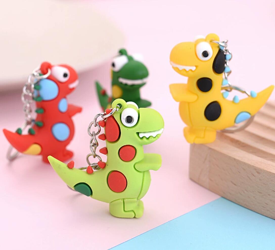 Cute cartoon dinosaur keychain