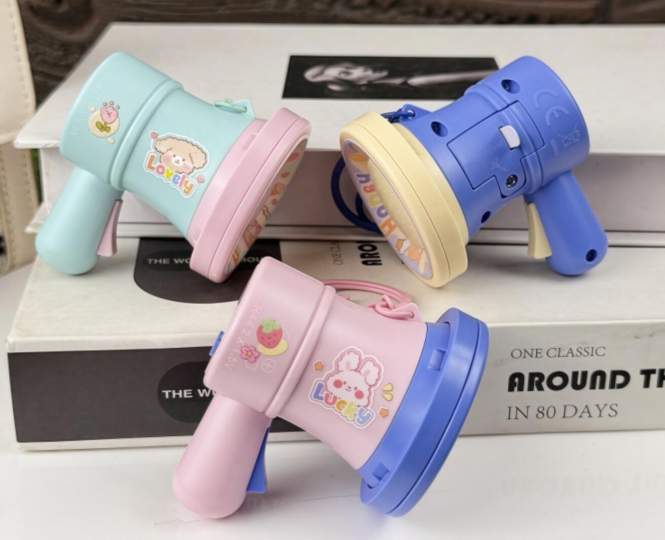 Cartoon mini recording speaker keychain
