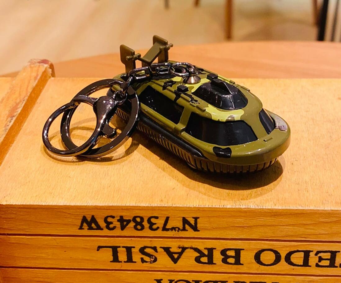 Military Series Pull-Back Toy Truck Keychain