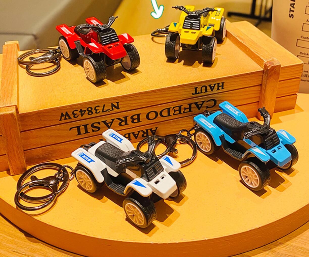 Cartoon All Terrain Vehicle Keychain