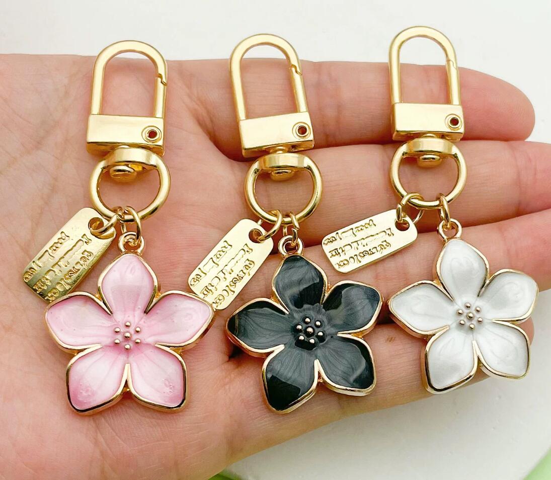 Oil-Dripping Cherry Blossom Keychain