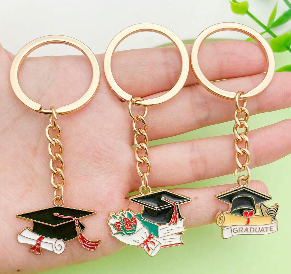 Graduation Cap Student Graduation Commemorative Keychain