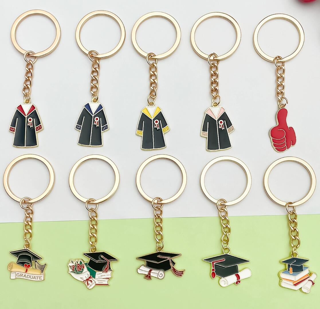 Graduation Cap Student Graduation Commemorative Keychain