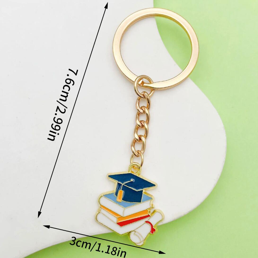Graduation Cap Student Graduation Commemorative Keychain