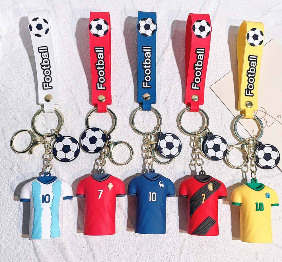 Football Fan Jersey Keychain