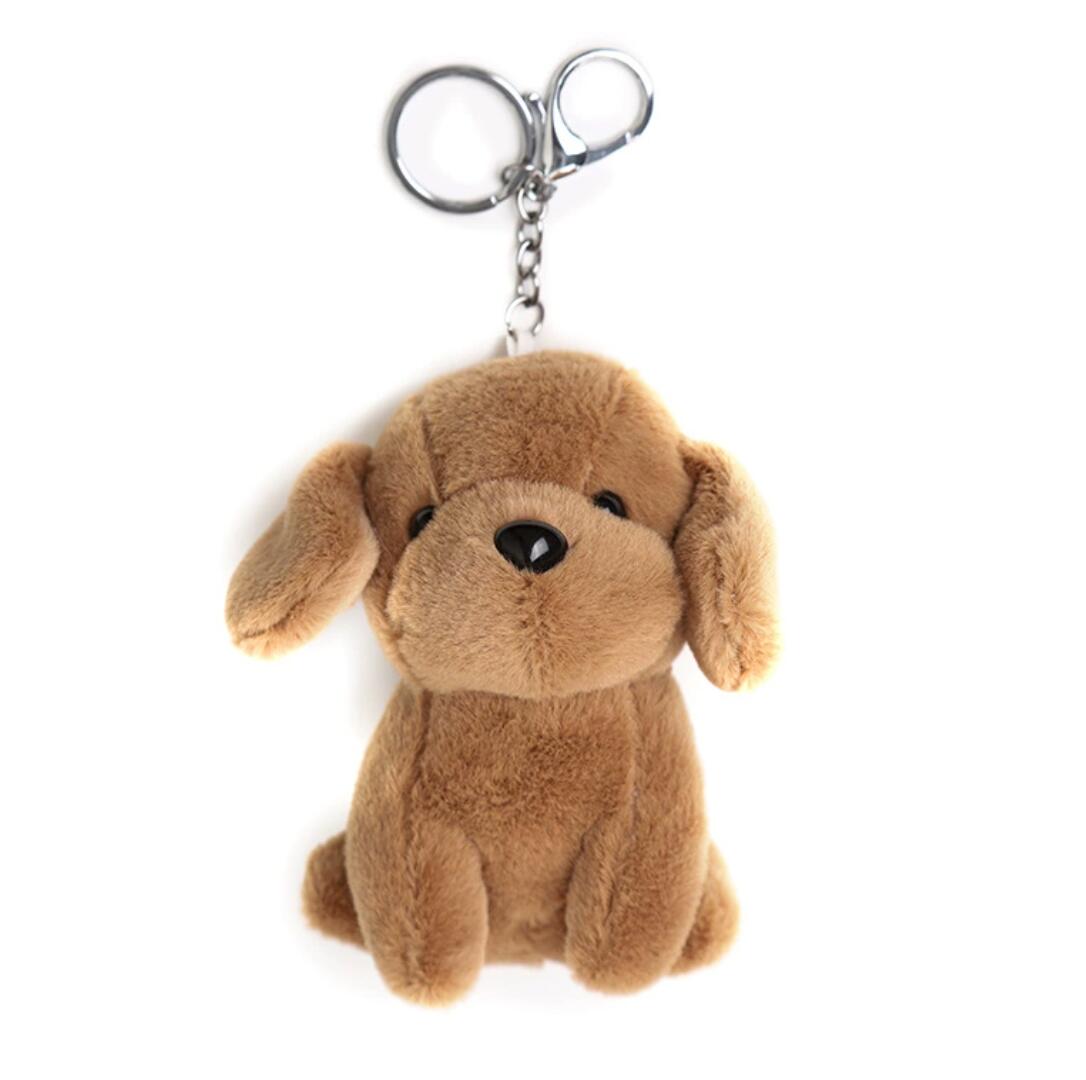 Cute Plush Puppy Doll Keychain