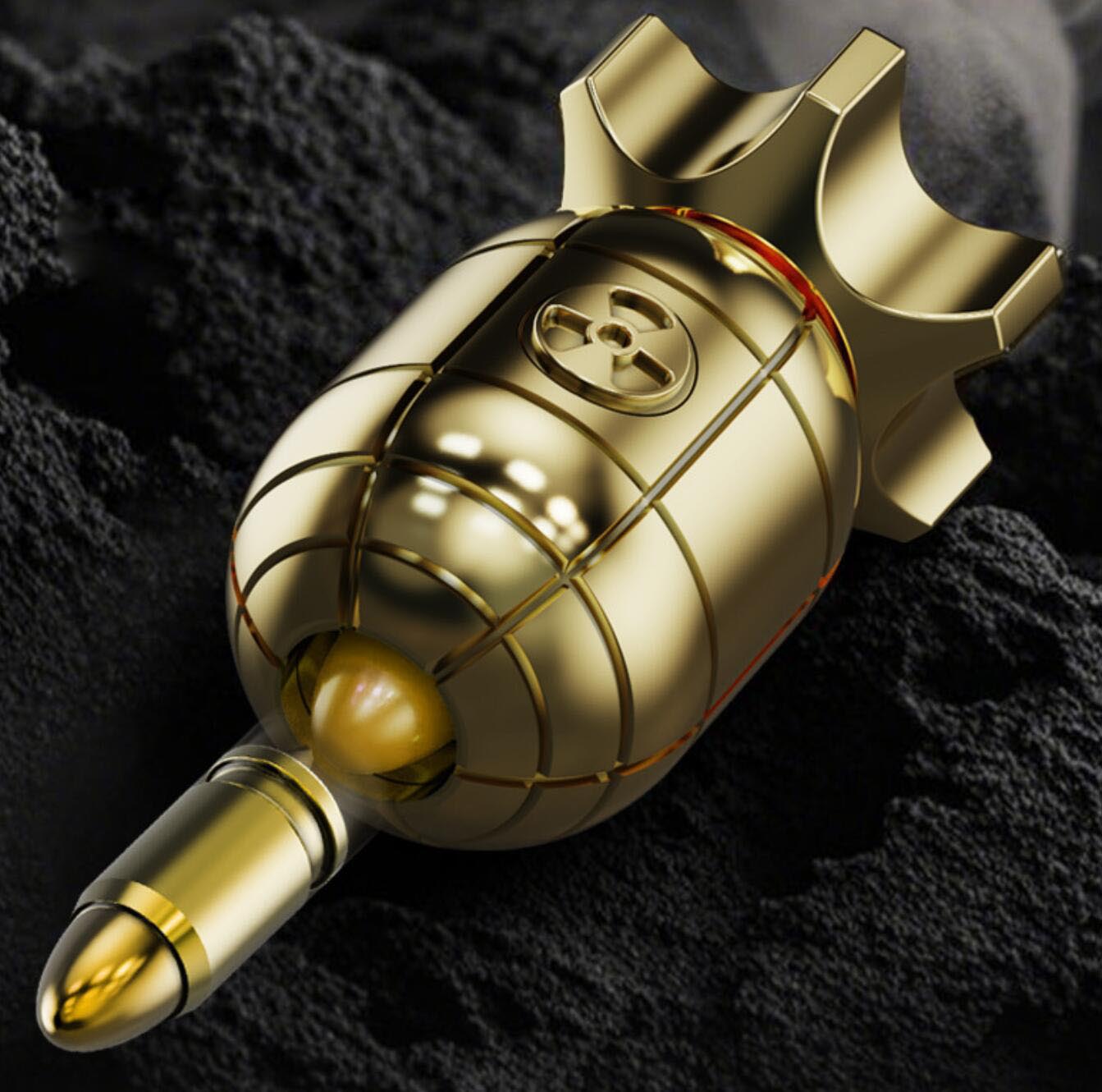 Little Boy Atomic Bomb Toy Spinning Bullet Model Keychain