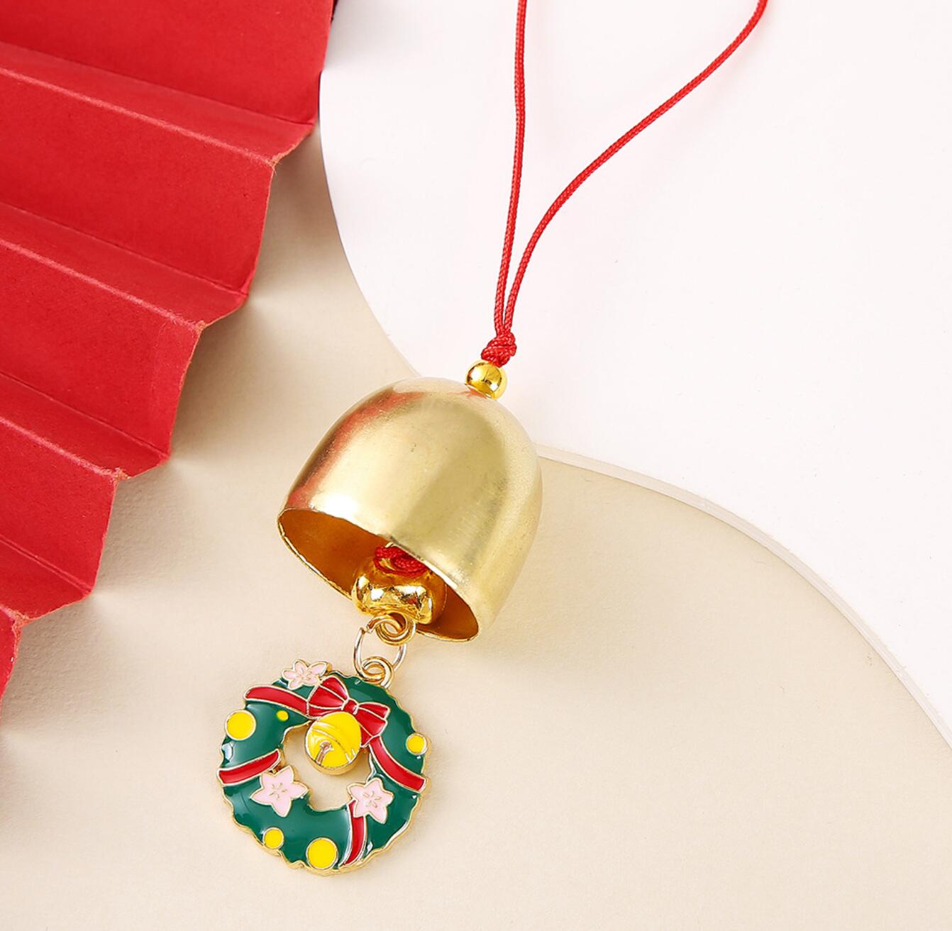 Christmas Wreath Bell Christmas Tree Wind Chime Ornament