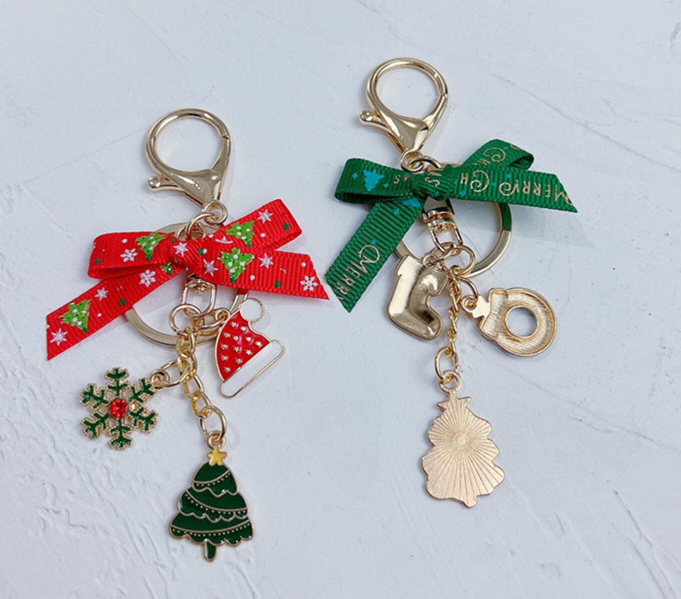 Bow Christmas Keychain