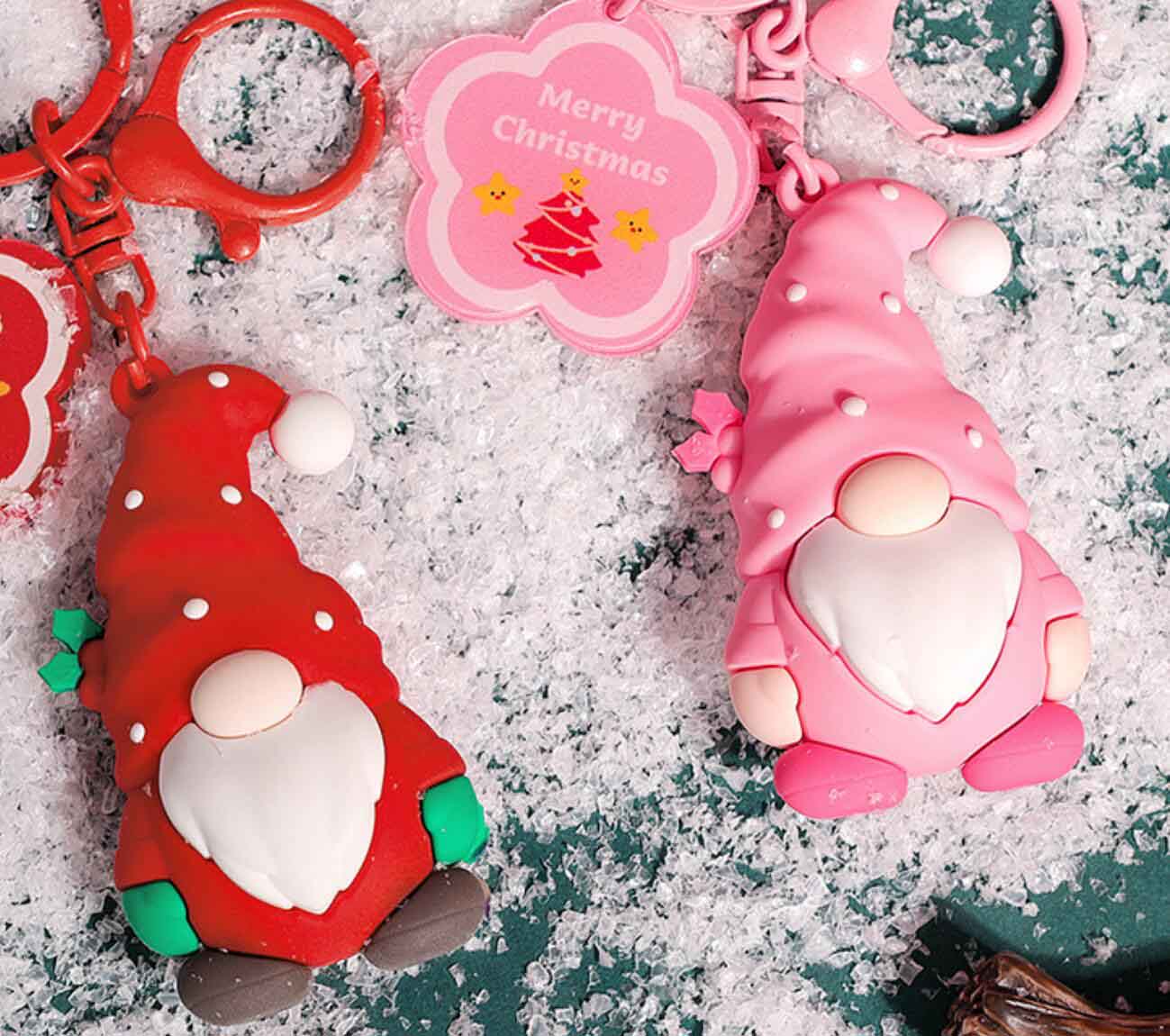 Cute Santa Claus Keychain