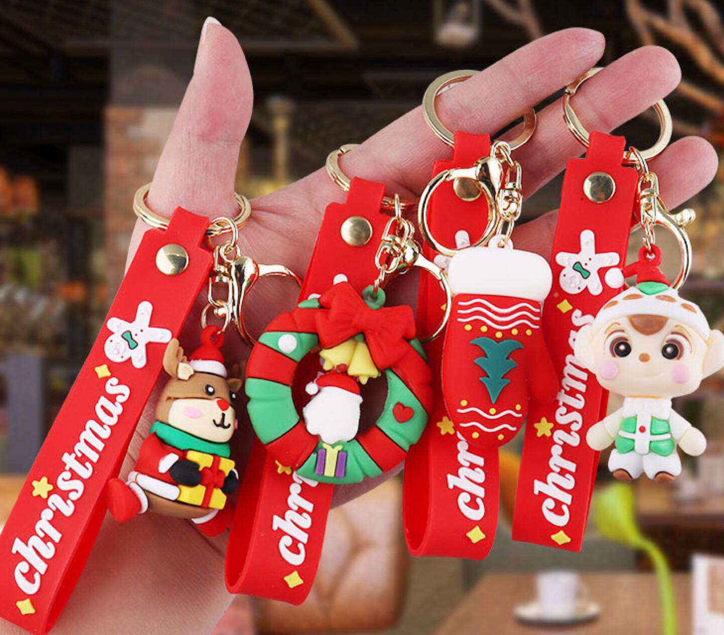 Christmas PVC Keychain