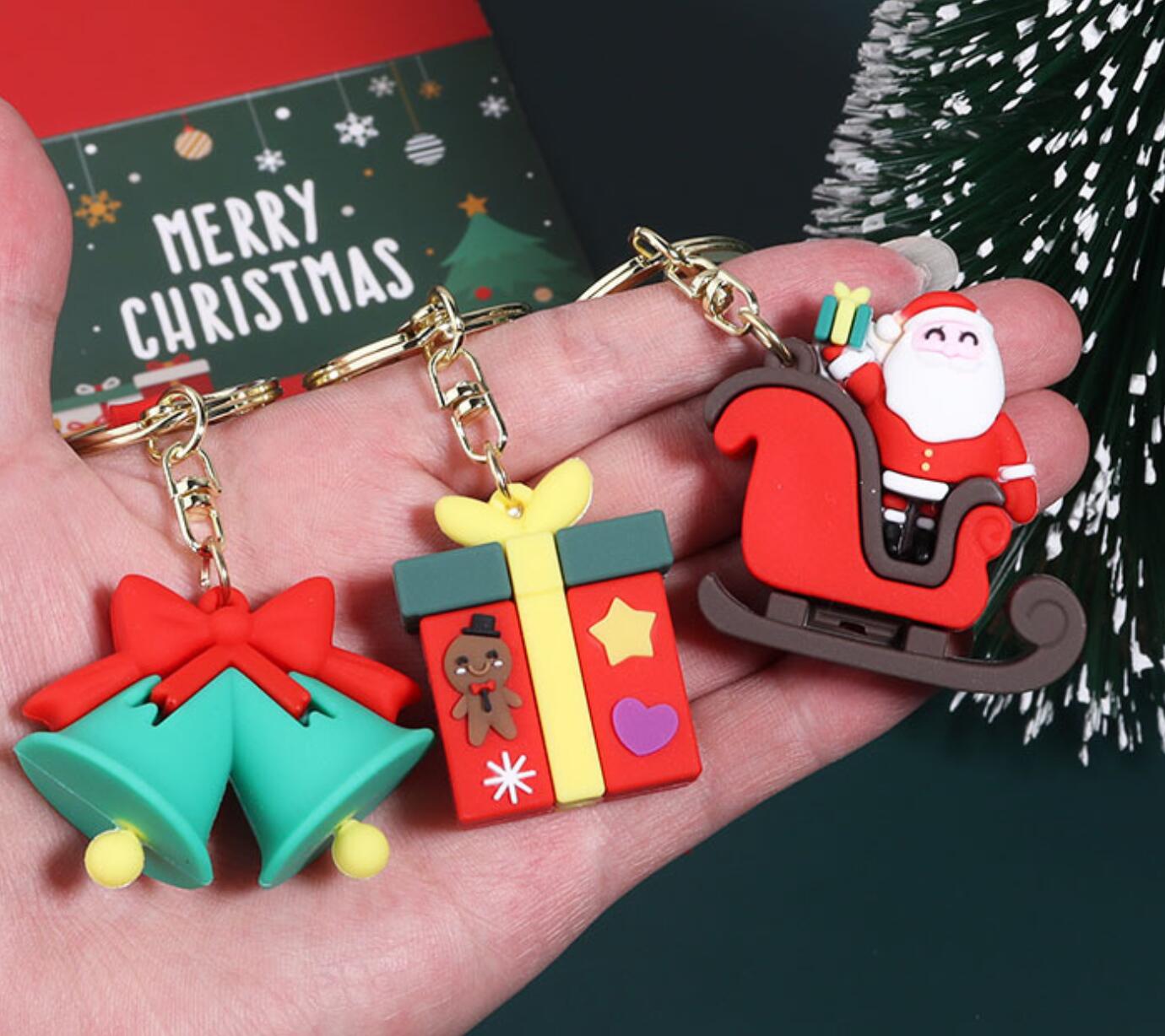 Christmas PVC Keychain