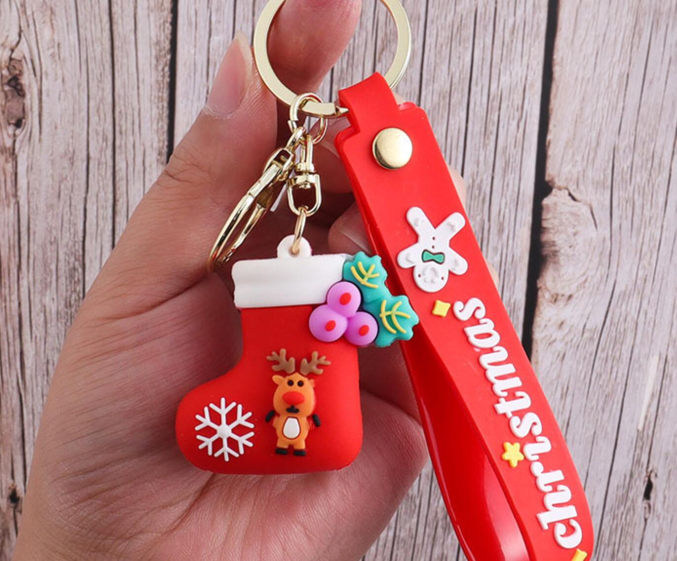 Christmas PVC Keychain