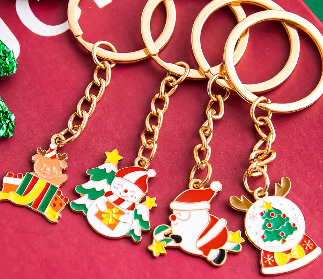 Christmas Alloy Keychain