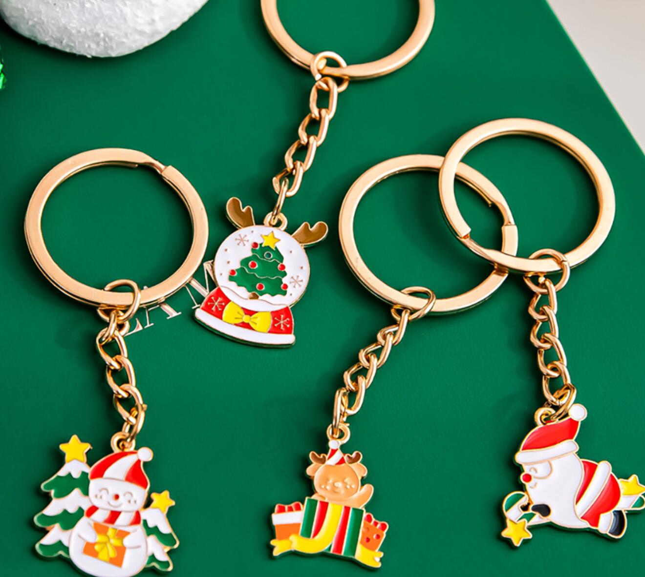 Christmas Alloy Keychain