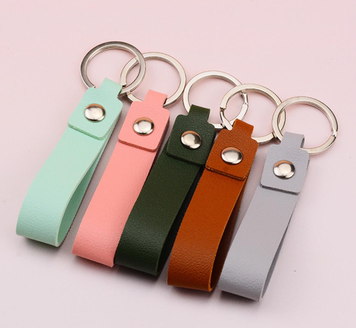 Classic Leather Keychain
