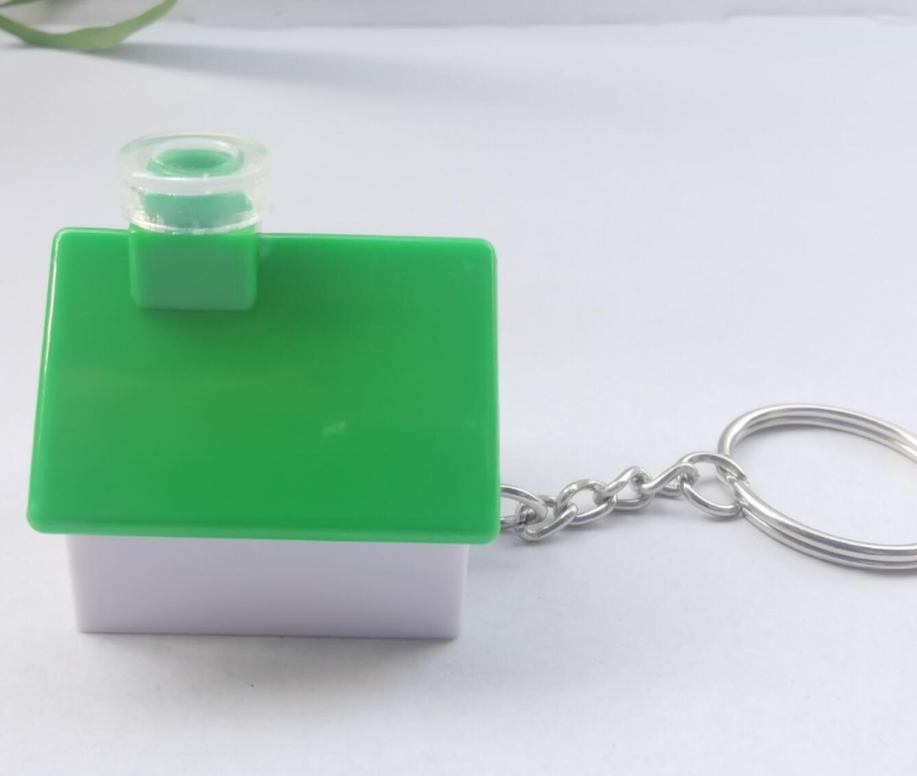 LED Mini House Keychain