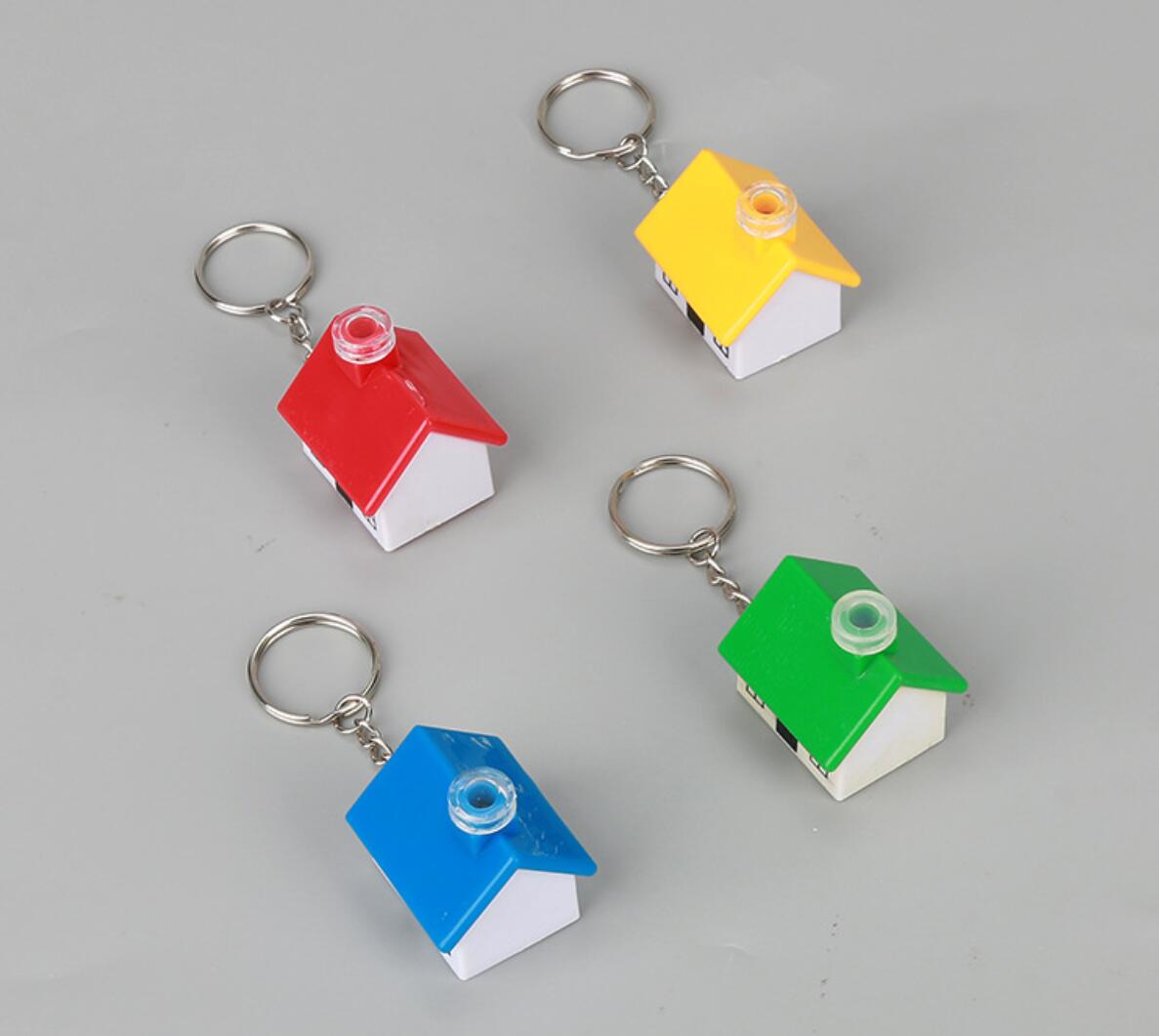 LED Mini House Keychain