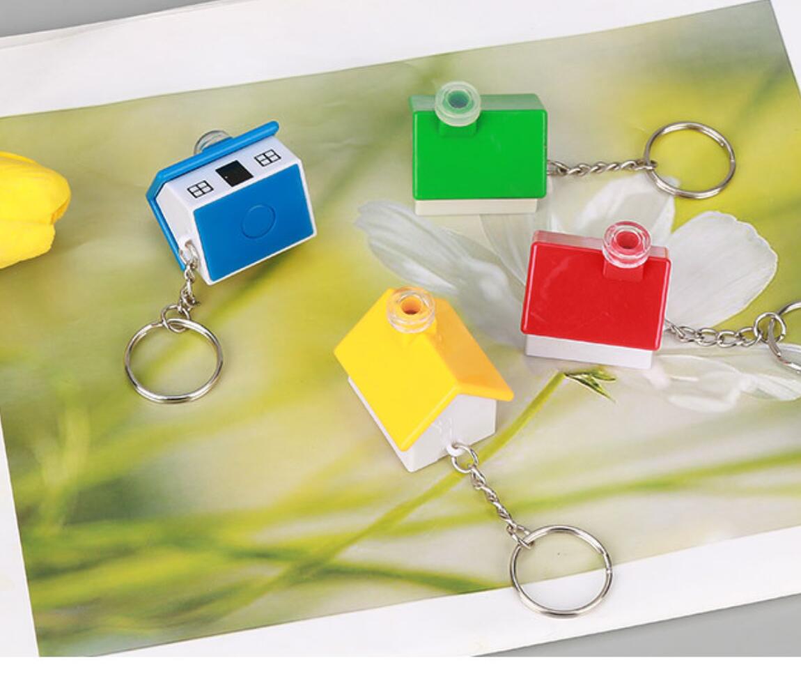 LED Mini House Keychain