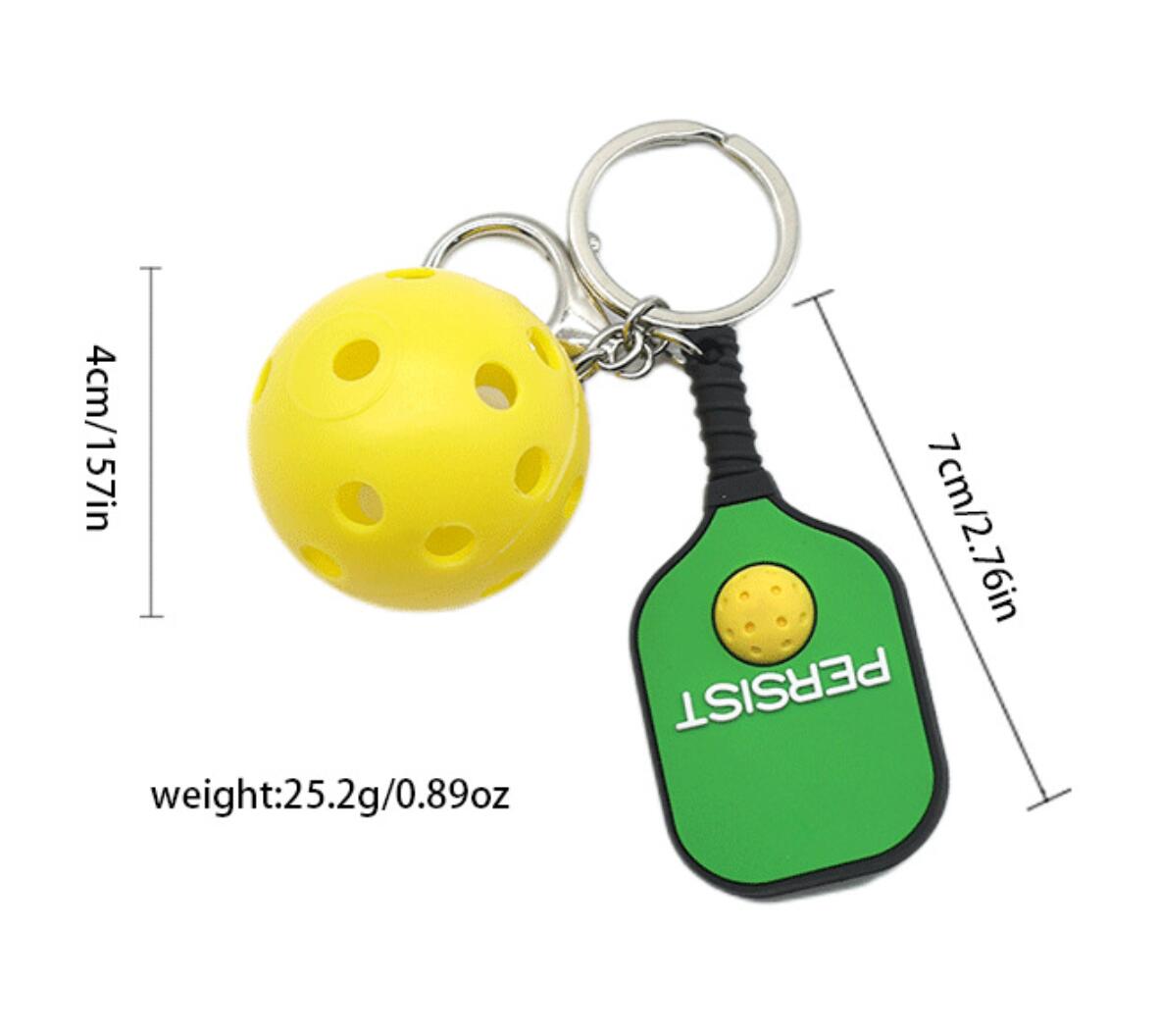 Pickleball Keychain