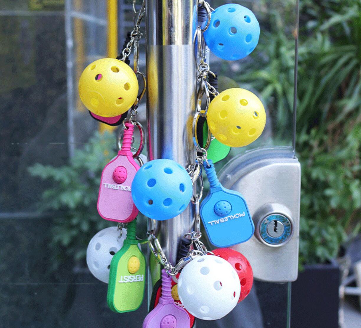 Pickleball Keychain